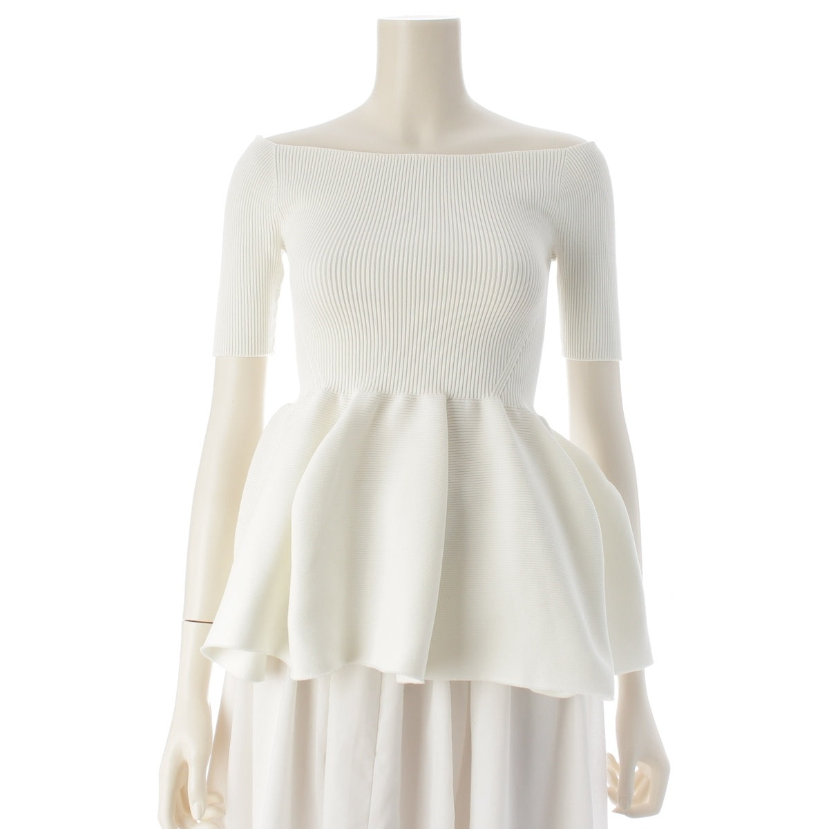 CFCL POTTERY HS OFF SHOULDER SHORT SLEEVE TOP (Short-sleeved top) Tunic CF009KN019 white F
