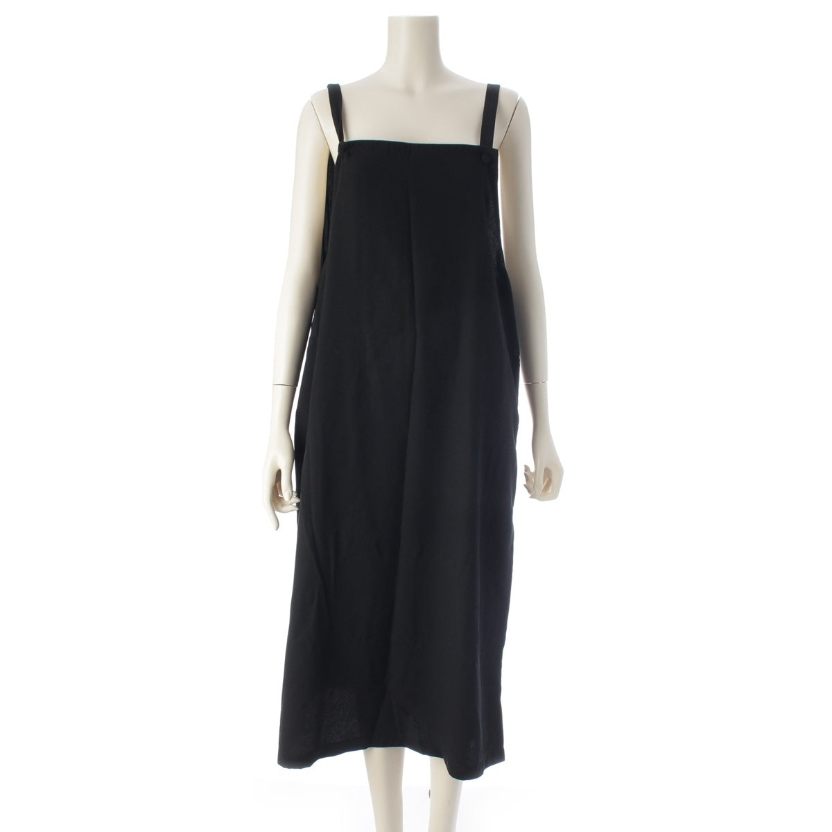 im product Isseimi Sunburn Sleeveless Waist belt one piece tops skirts black