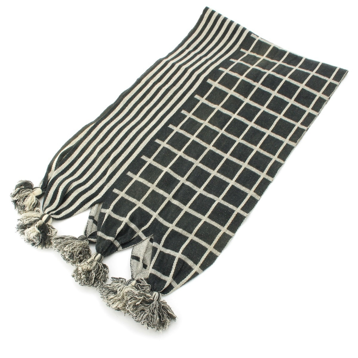 ISSEY MIYAKE wool Scarf BE23031 Gray