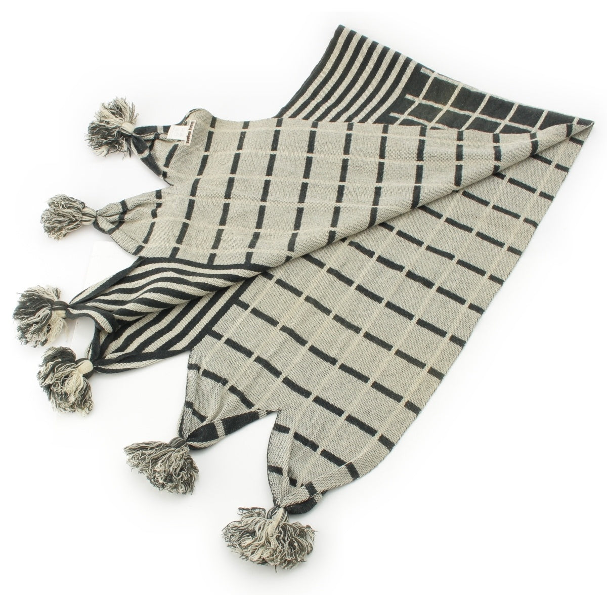 ISSEY MIYAKE wool Scarf BE23031 Gray