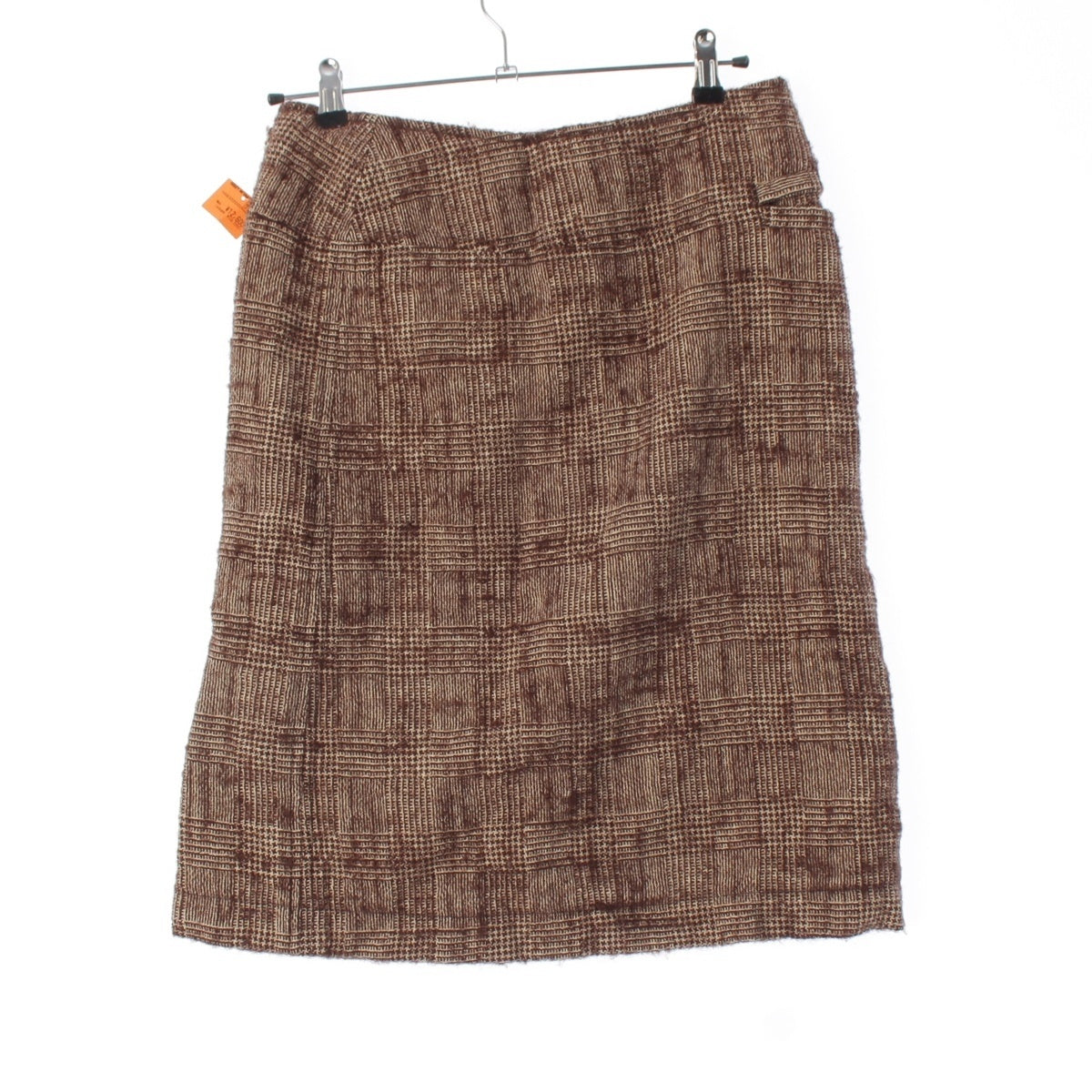 ISSEY MIYAKE Haat Wool, Alpaca, Linen Deadstock Shaggy skirt Sample product Brown