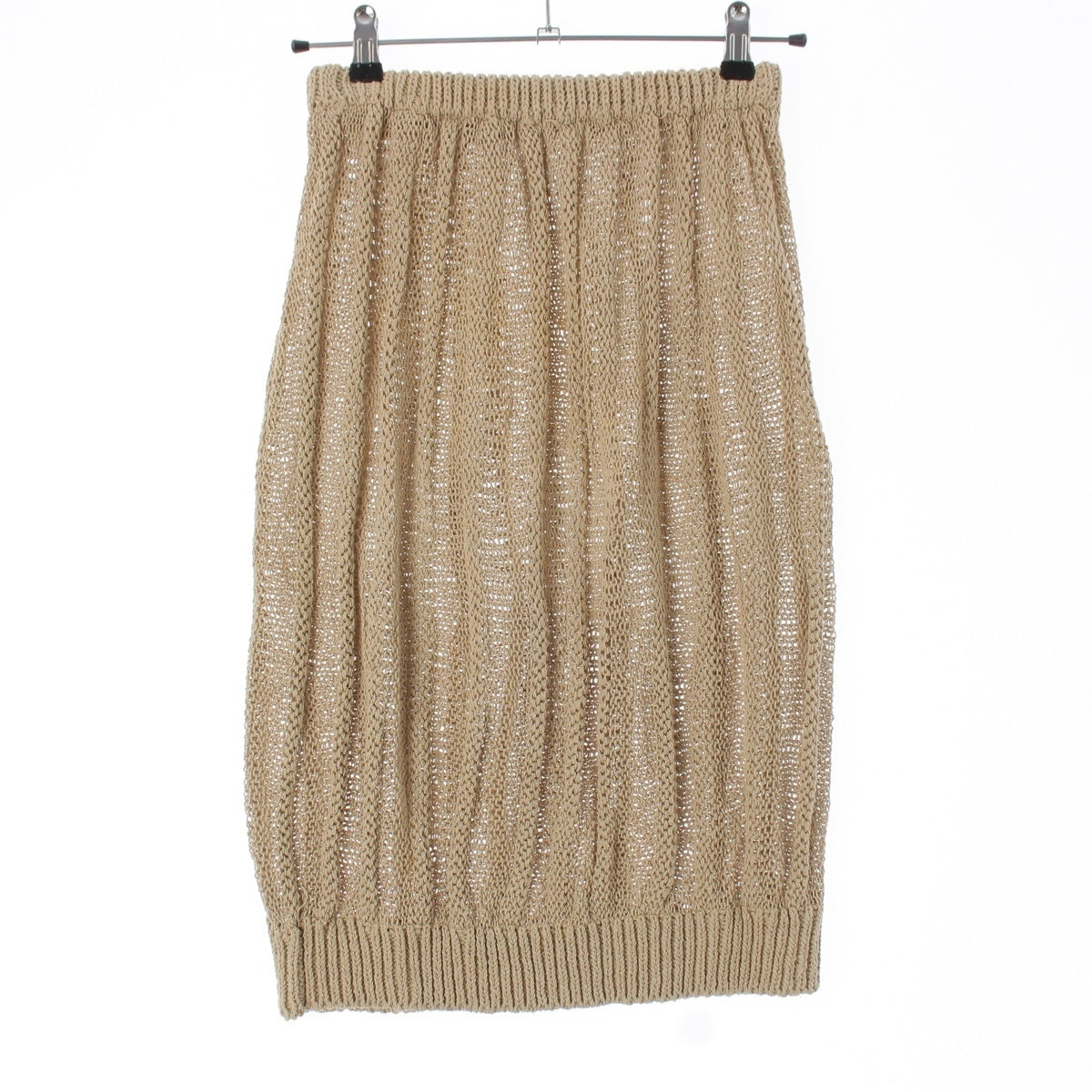 TSUMORI CHISATO See-through openwork knit skirt Bottoms TC12-KG011 beige M