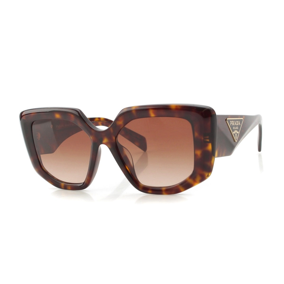 PRADA Triangle Logo Glasses sunglasses Eyewear SPR 14Z-F 2AU-6S1 Brown