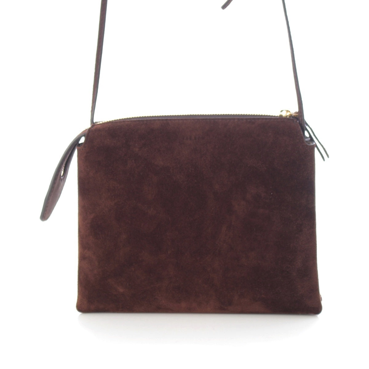 THE ROW NU MINI TWIN New Mini Twin Suede Shoulder Bag W1236 mocha