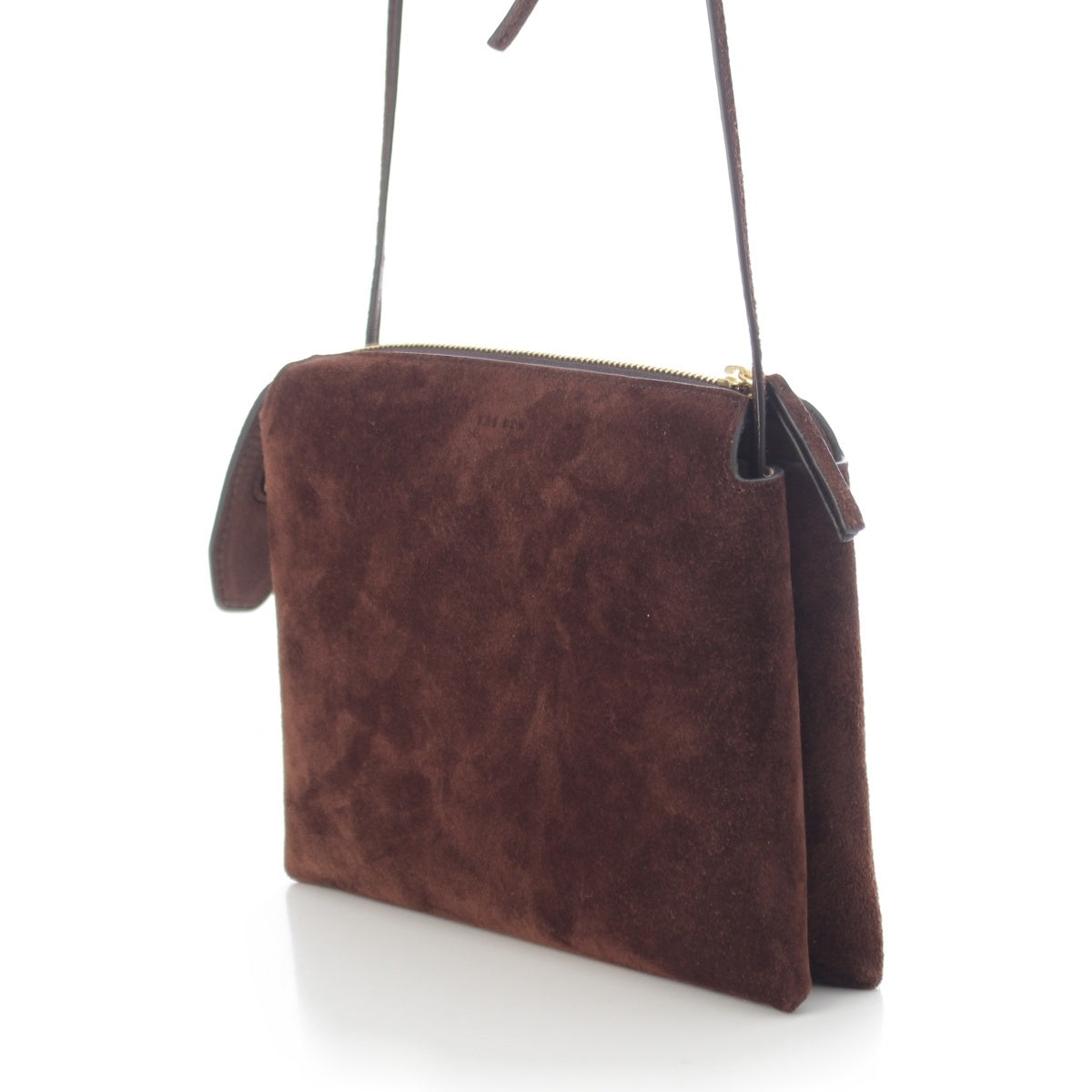 THE ROW NU MINI TWIN New Mini Twin Suede Shoulder Bag W1236 mocha