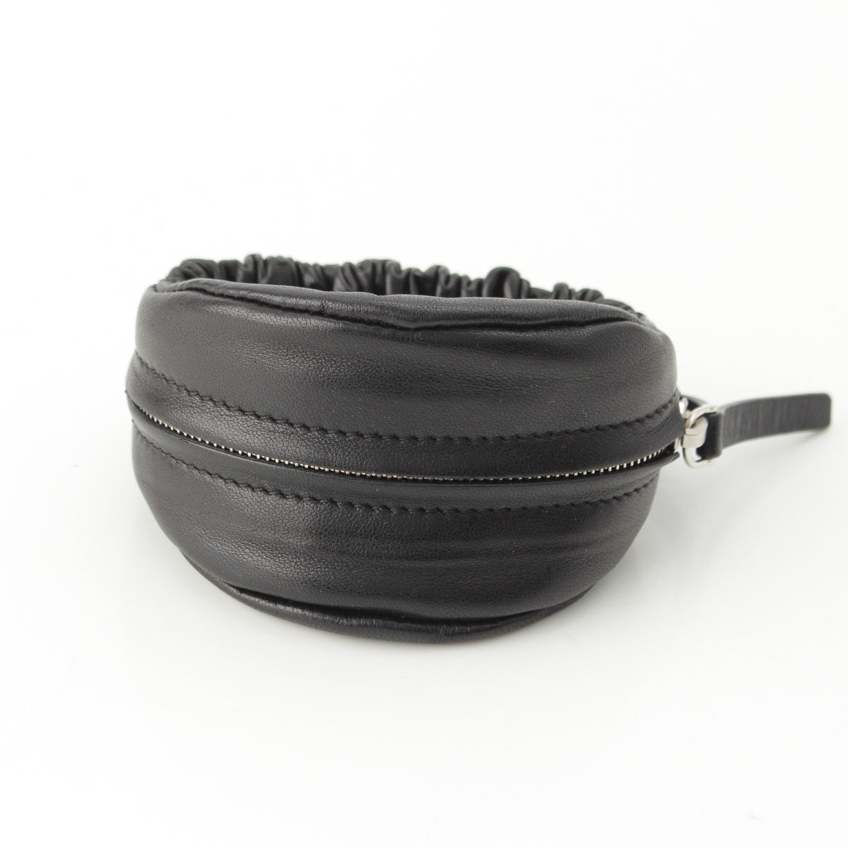 THE ROW COIN WRISTLET Leather cowhide Coin case Wallet Wallet W1508 black