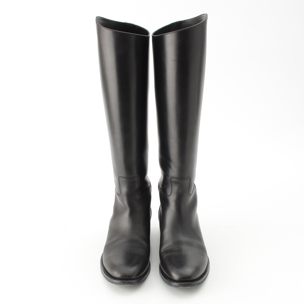 CELINE Logo Anais Riding boots shoes black 40