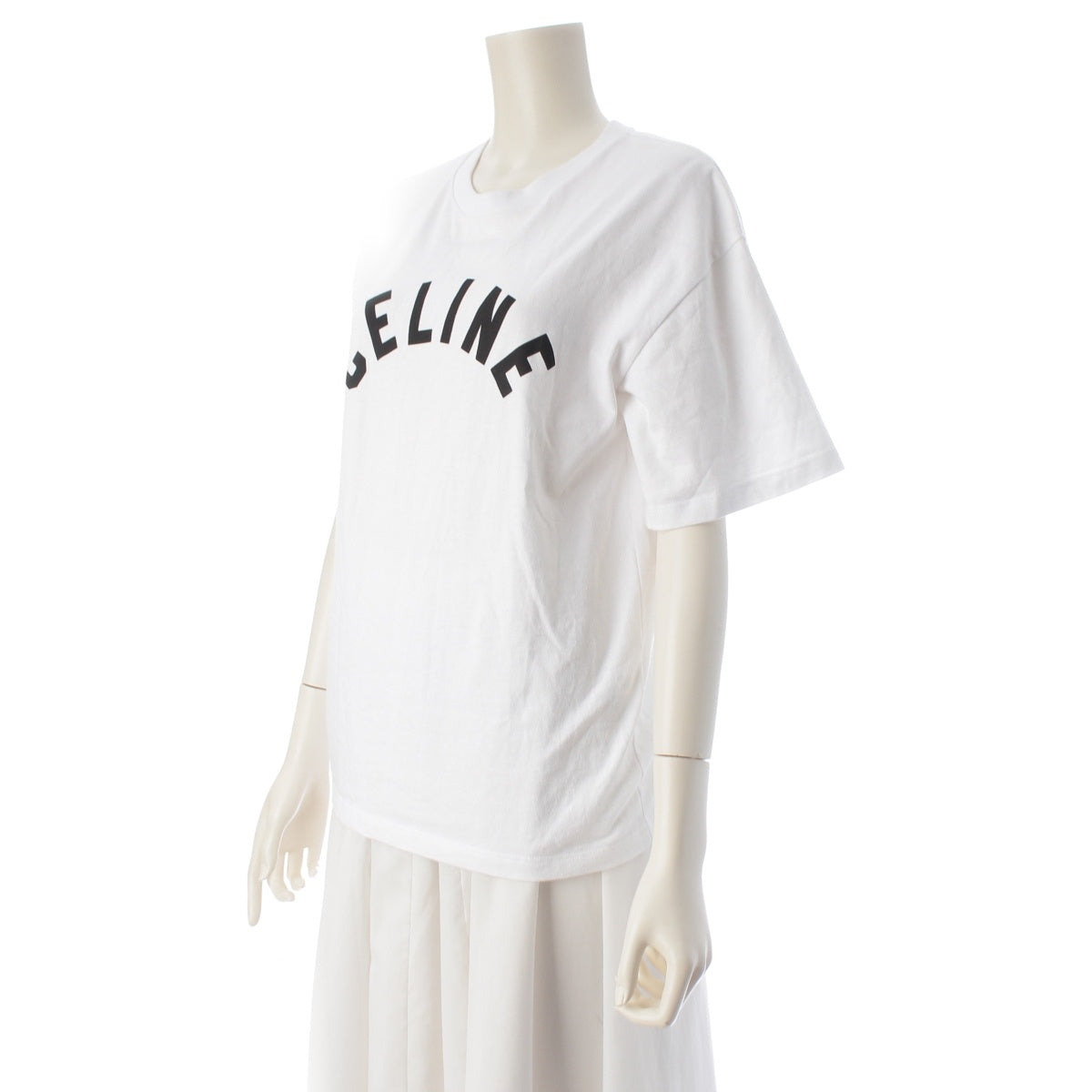 CELINE logo Short sleeve T-shirt RX0HU1242.GFP9 white XS
