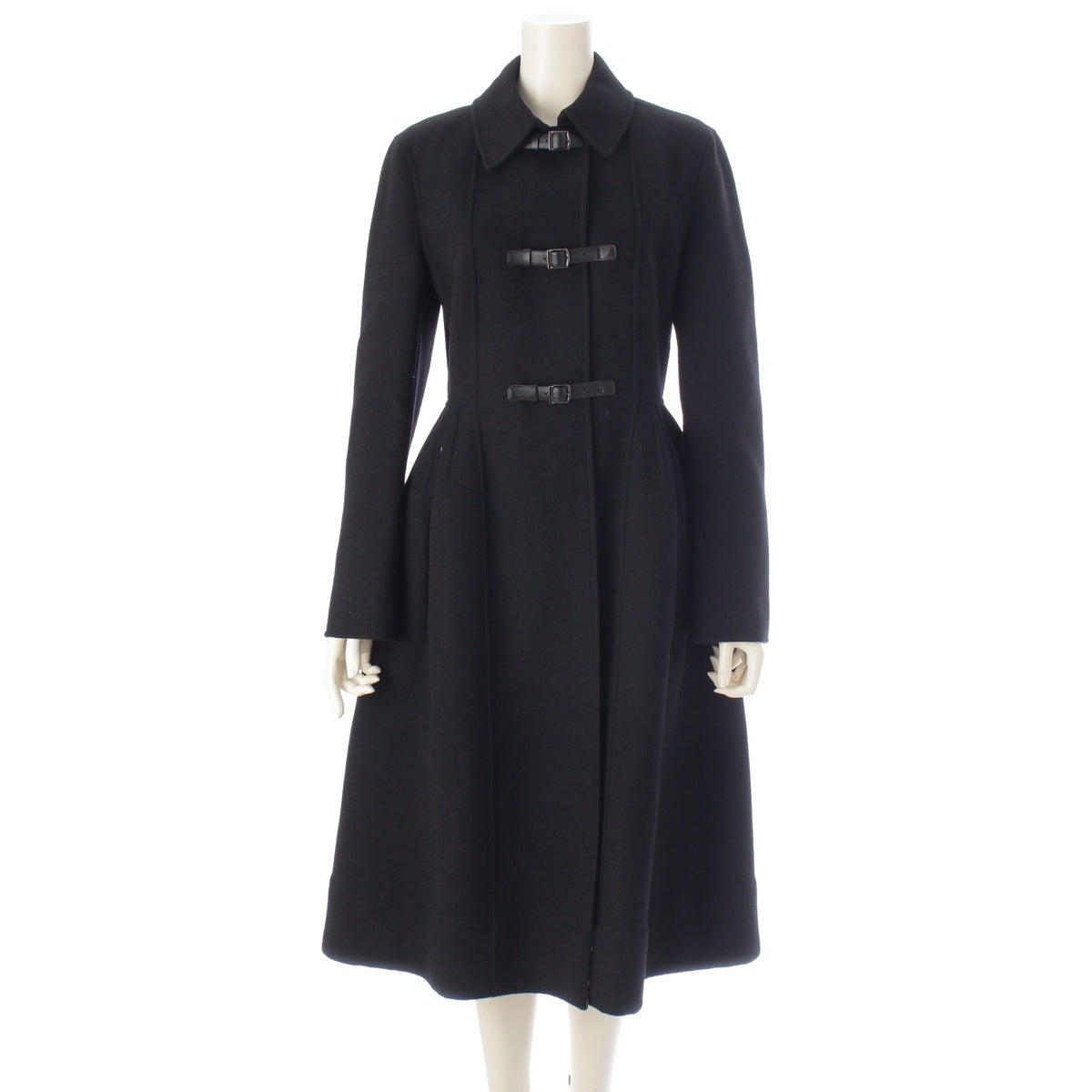 Dior Wool leather Belted coat 140M03A1116 black 42