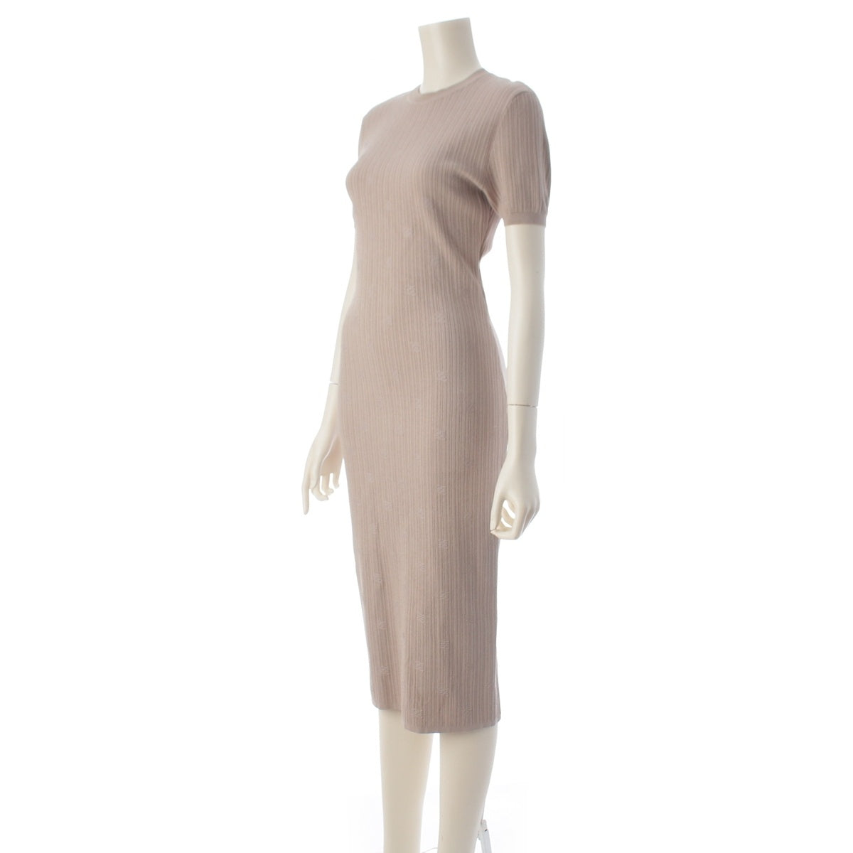 FENDI Knit FF logo one piece beige 40