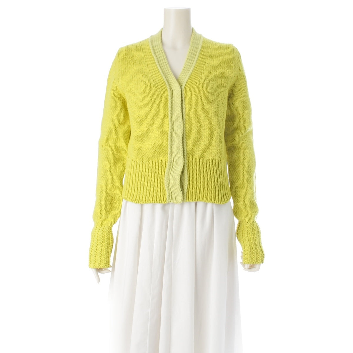 BOTTEGAVENETA low gauge knit cardigan 650238 green S