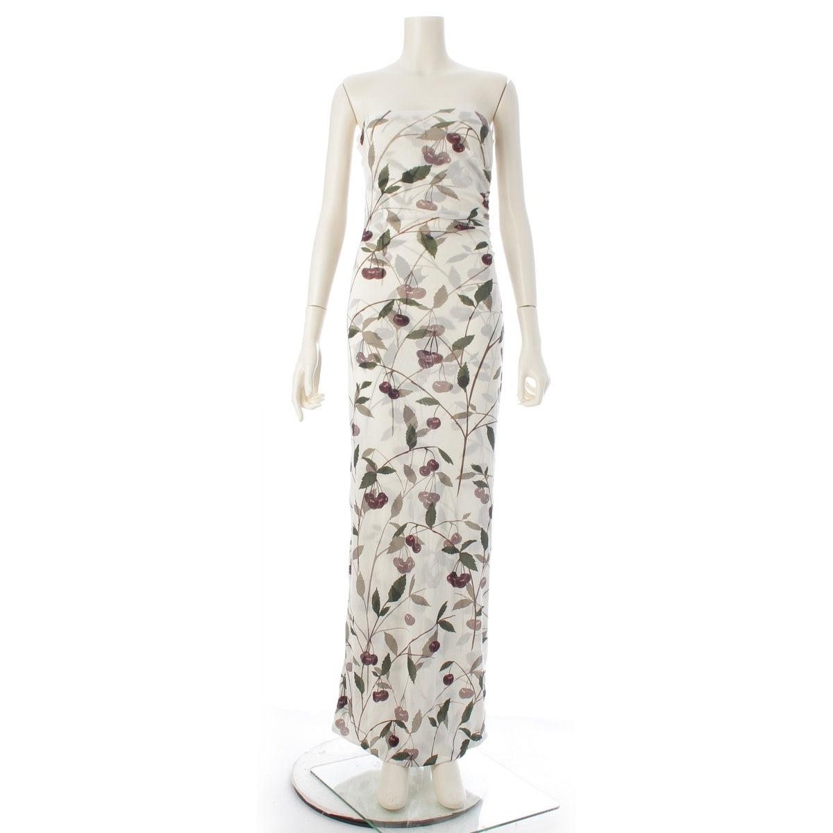 Stella McCartney cherry cherries one piece dress white M