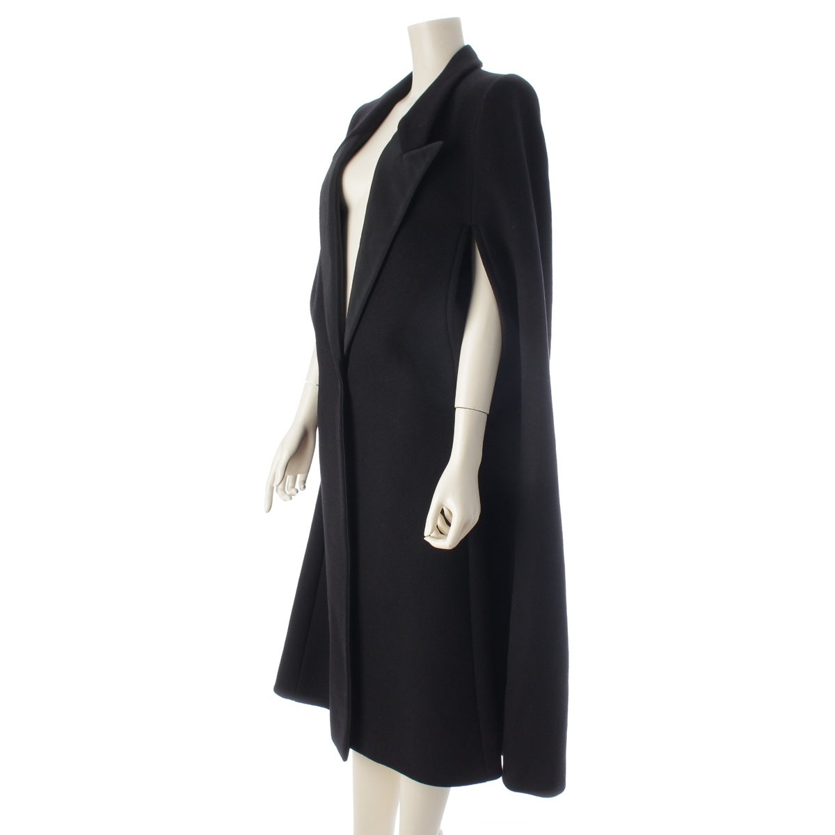 Stella McCartney wool poncho Coat outer black 38