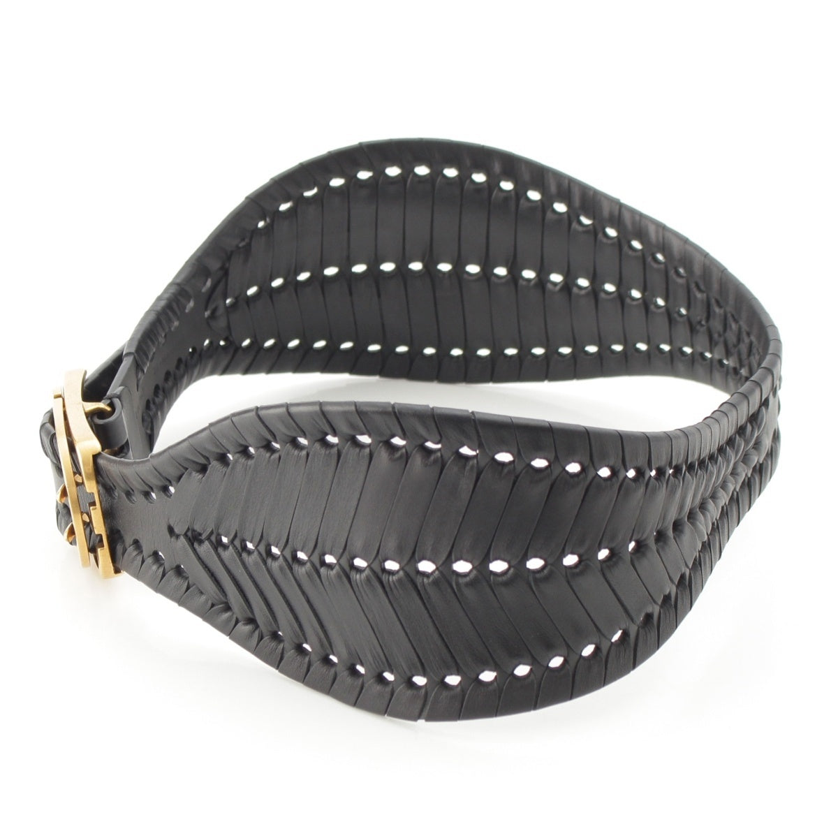 Christian Dior leather logo belt 35-MA-0199 black 70