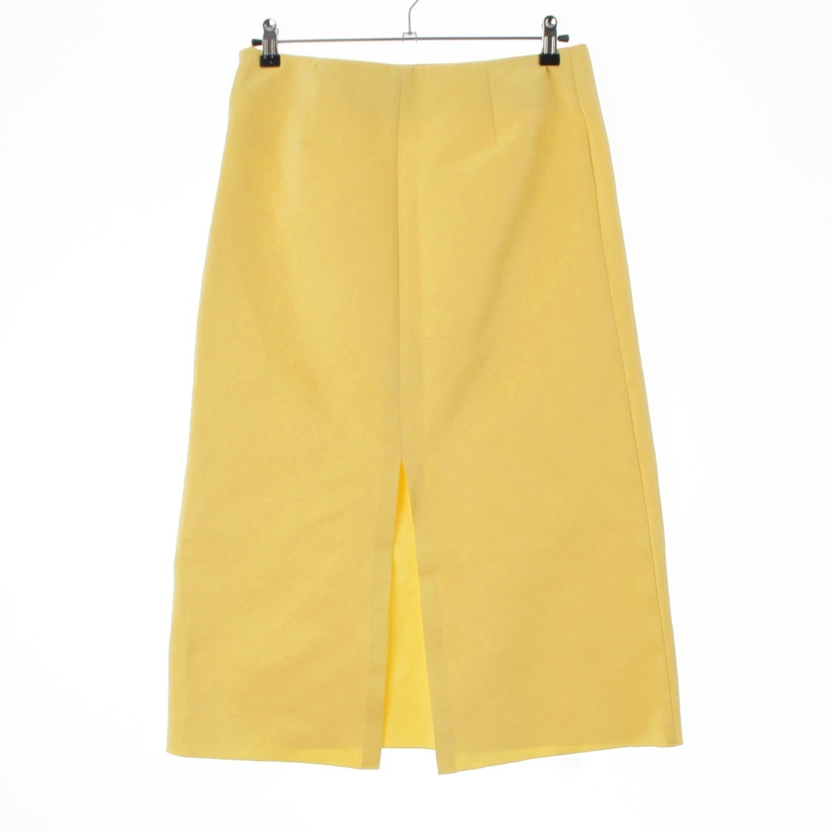 MADISON BLUE Slit Tight skirt Knee length MB231-6021 yellow 1
