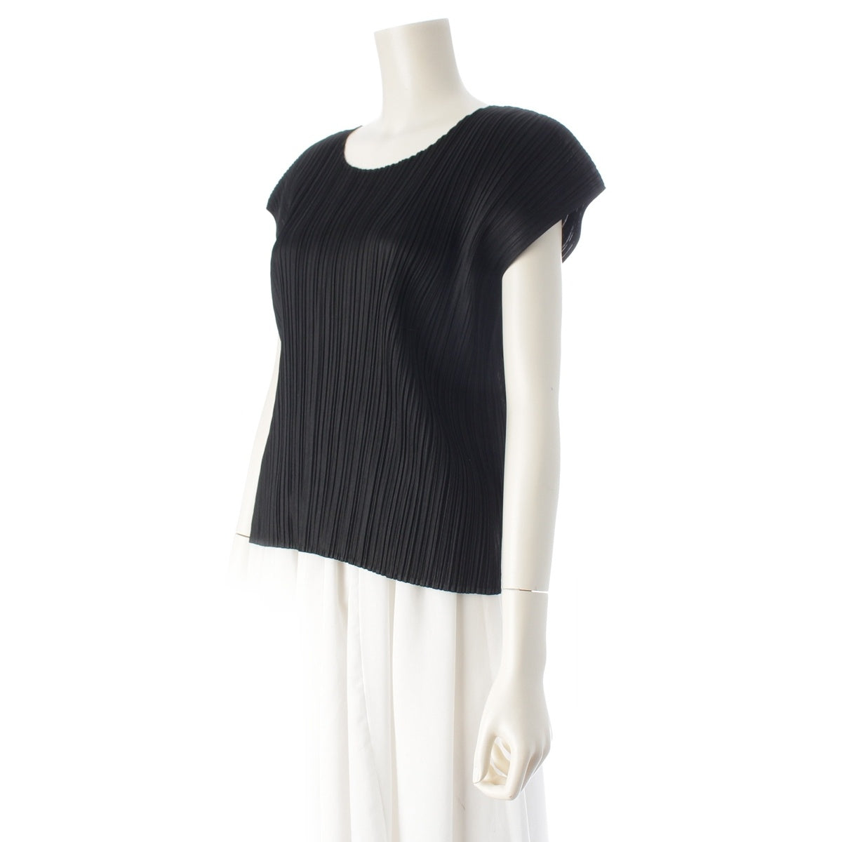 PLEATS PLEASE ISSEY French sleeve Cut tops PP33JK112 black 3