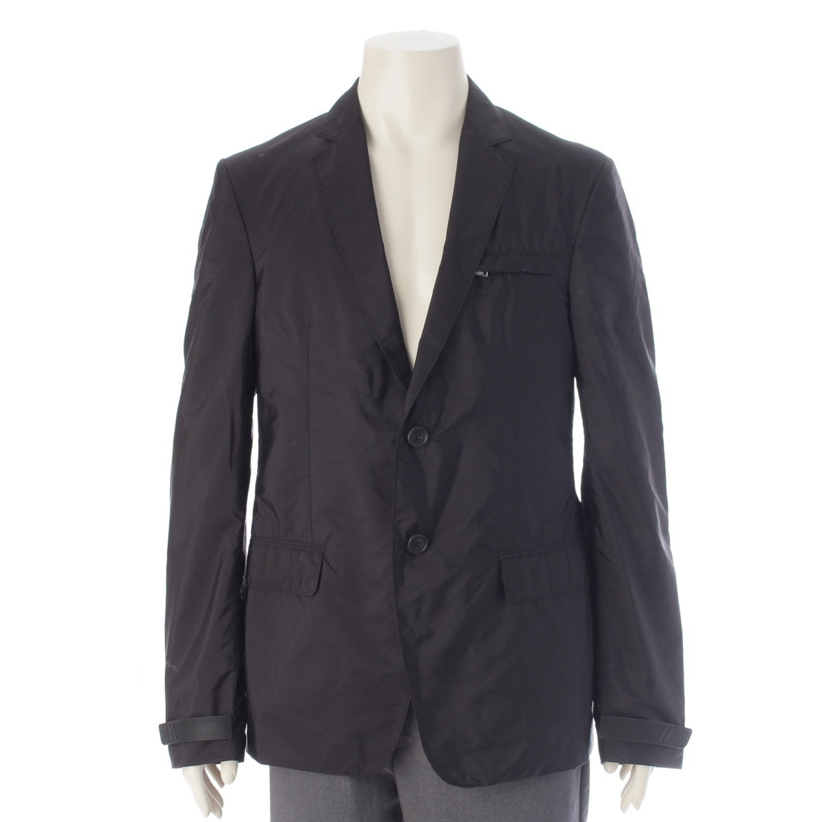PRADA Nylon tailored jacket outer SD094 black 50