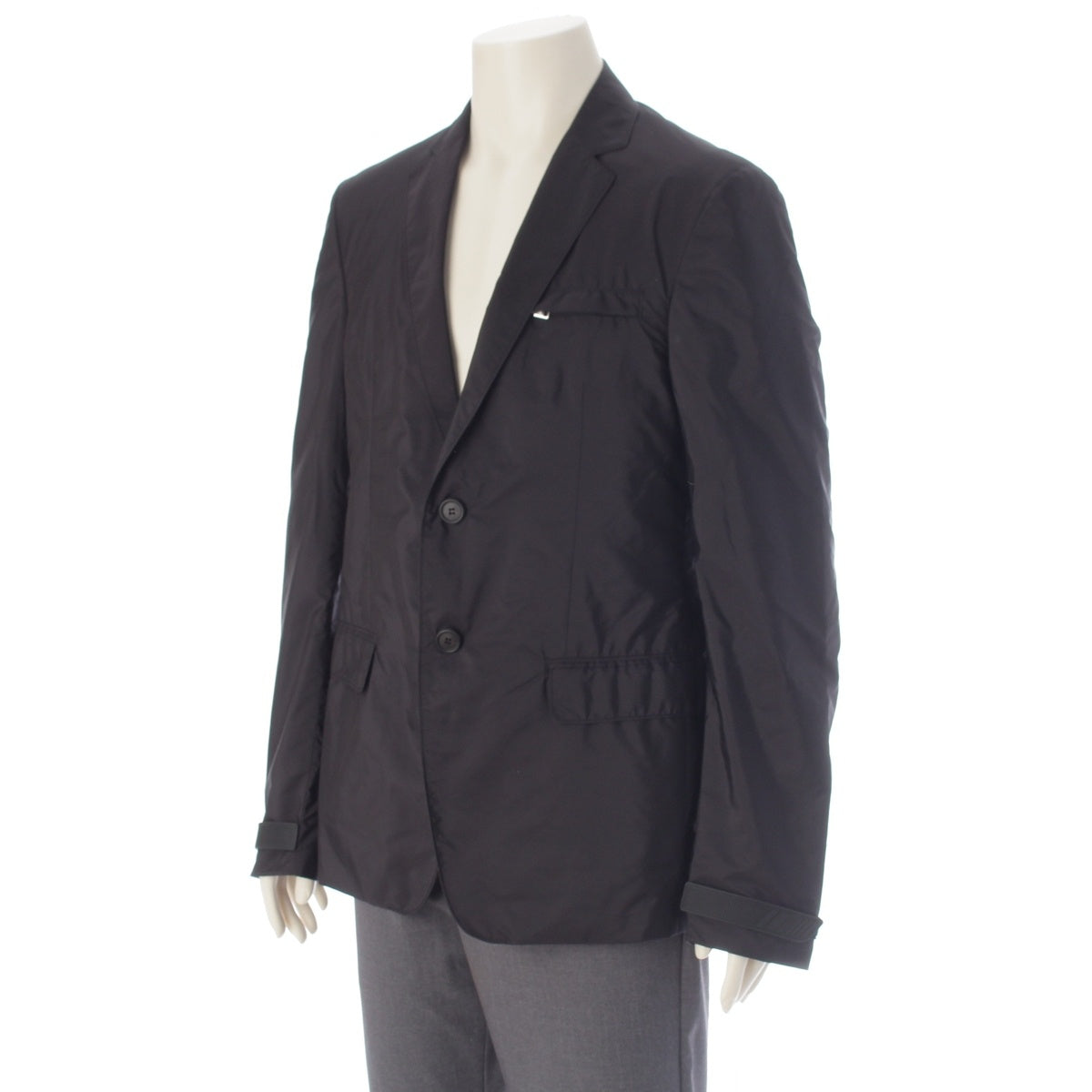 PRADA Nylon tailored jacket outer SD094 black 50