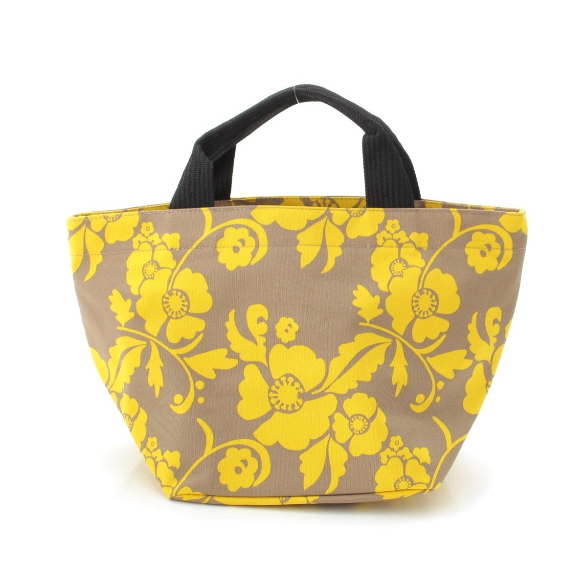 Herve Chapelier Nylon Arabesque boat shape Tote Bag 1027F Mastic Gold M