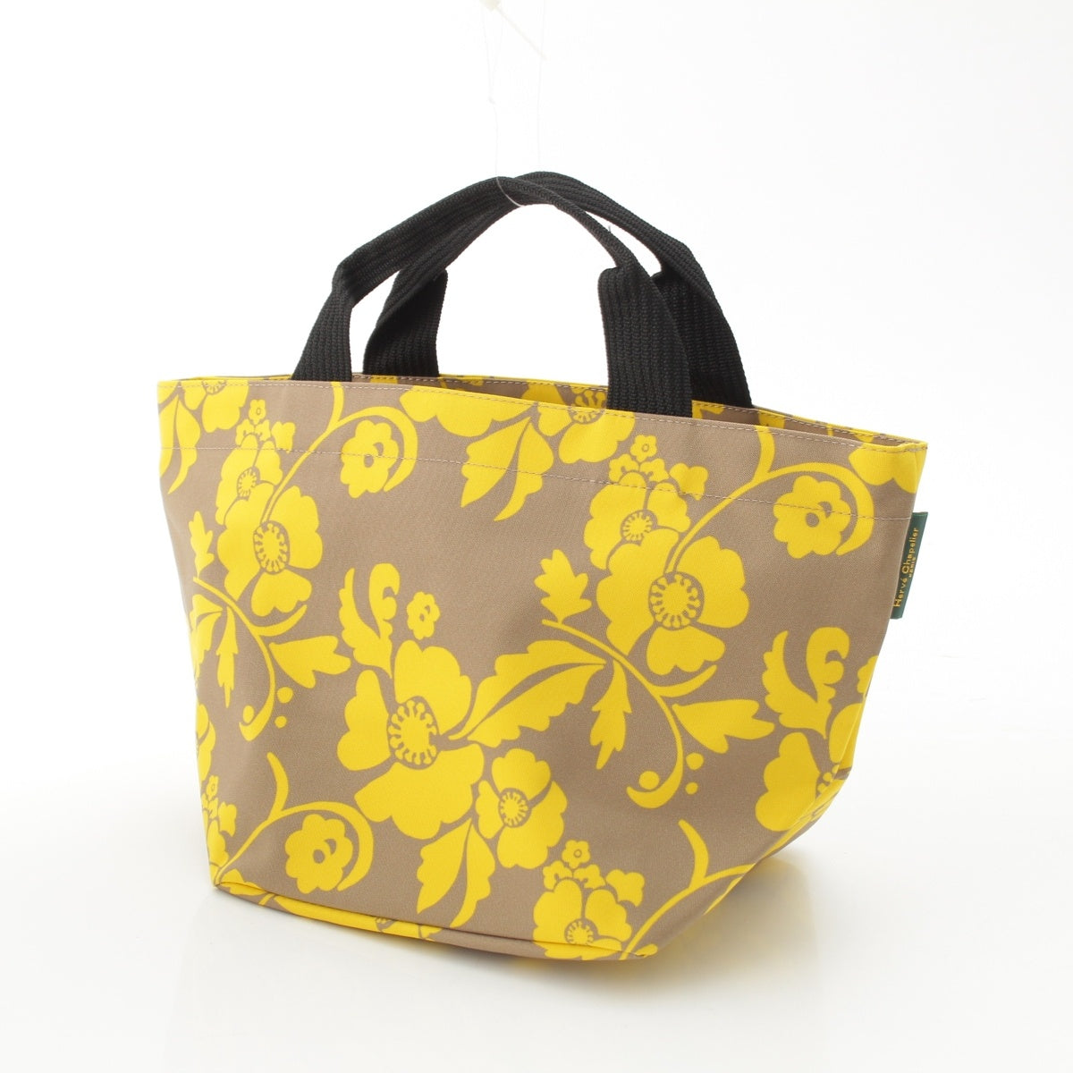 Herve Chapelier Nylon Arabesque boat shape Tote Bag 1027F Mastic Gold M
