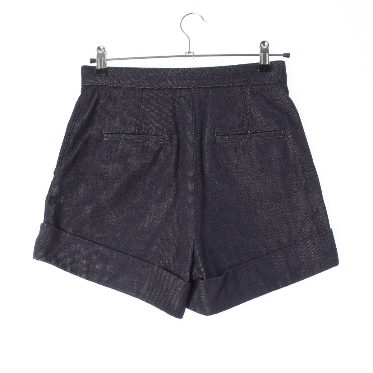 MAX MARA Pure cotton denim look Pants Short Bottoms 26111410216 Midnight blue 40