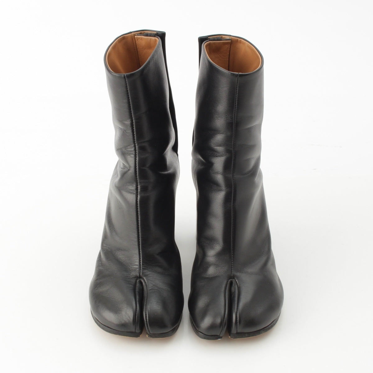 Maison Margiela TABI leather short boots black 35