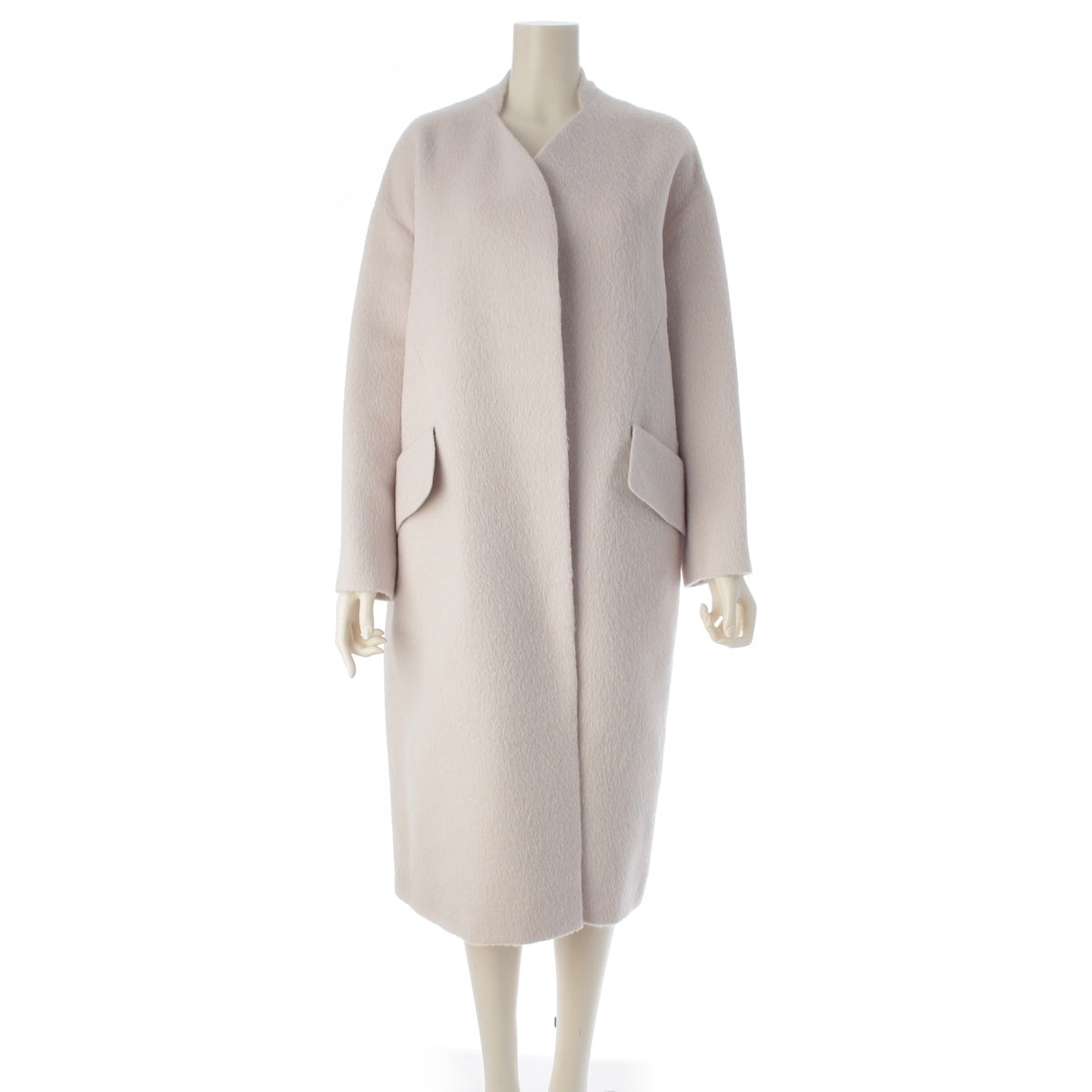ADORE Alpaca wool outer Long coat white 36