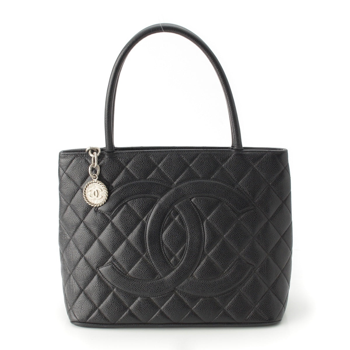 CHANEL Caviar skin Replica Tote Bag black