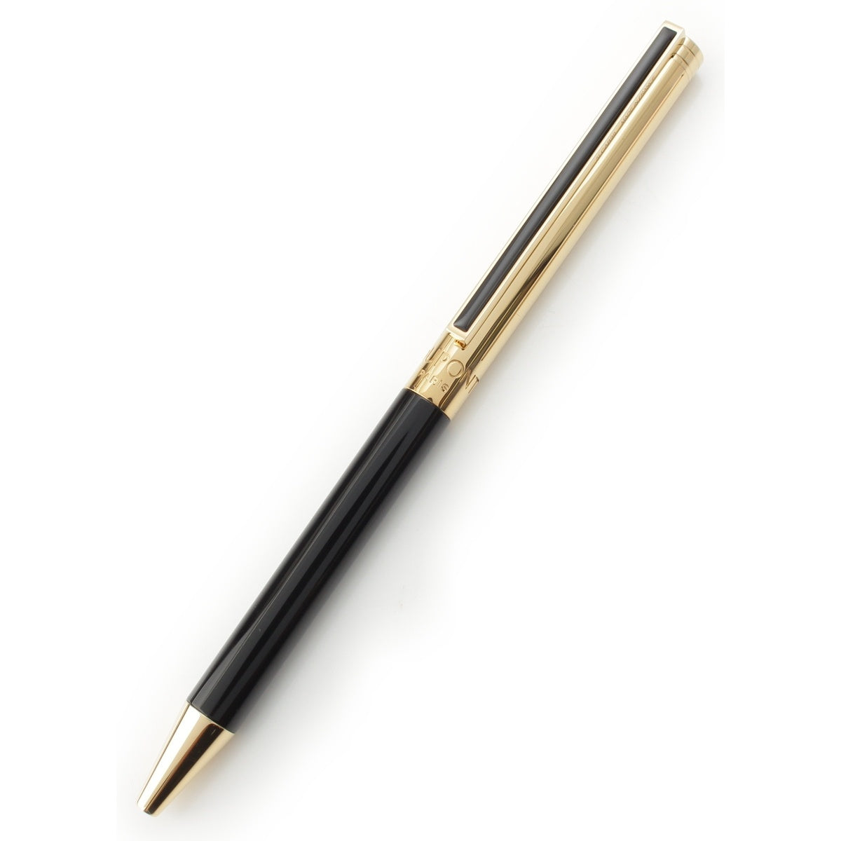 Dupont Classic Lacquered brass Ballpoint pen 045076N Black gold