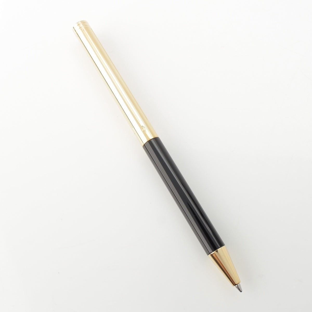 Dupont Classic Lacquered brass Ballpoint pen 045076N Black gold