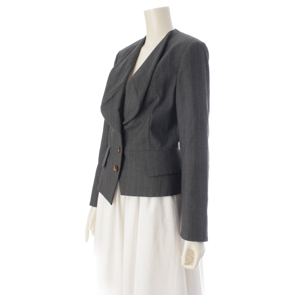 Vivienne Westwood Red label tailored jacket 16-01-482007 gray 2