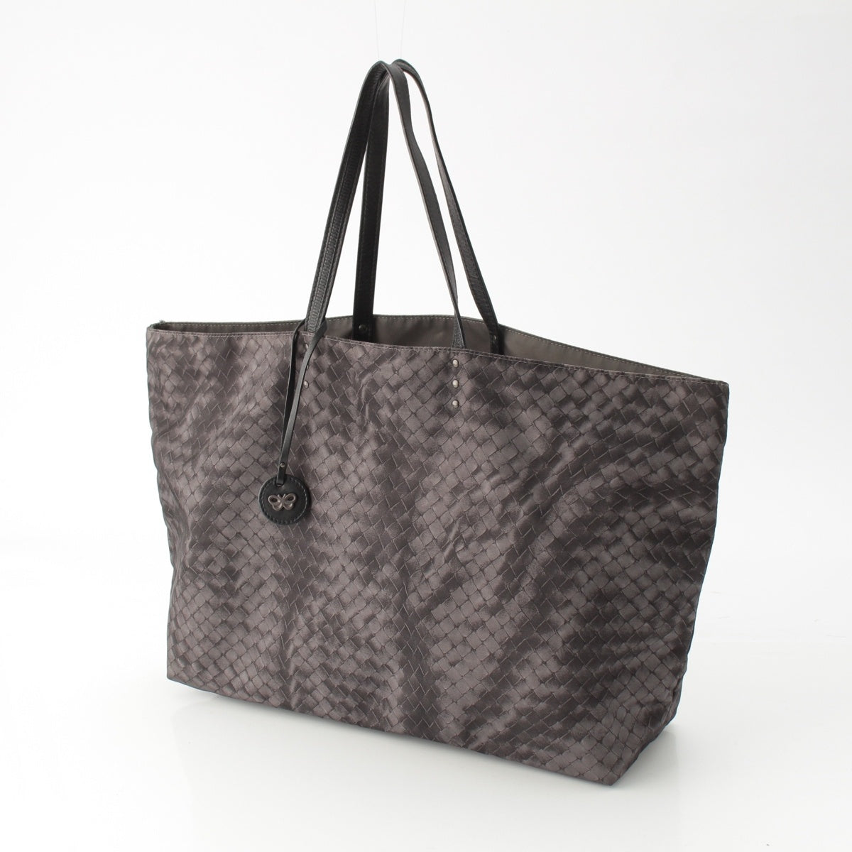 BOTTEGAVENETA Nylon Intrusion Tote Bag gray