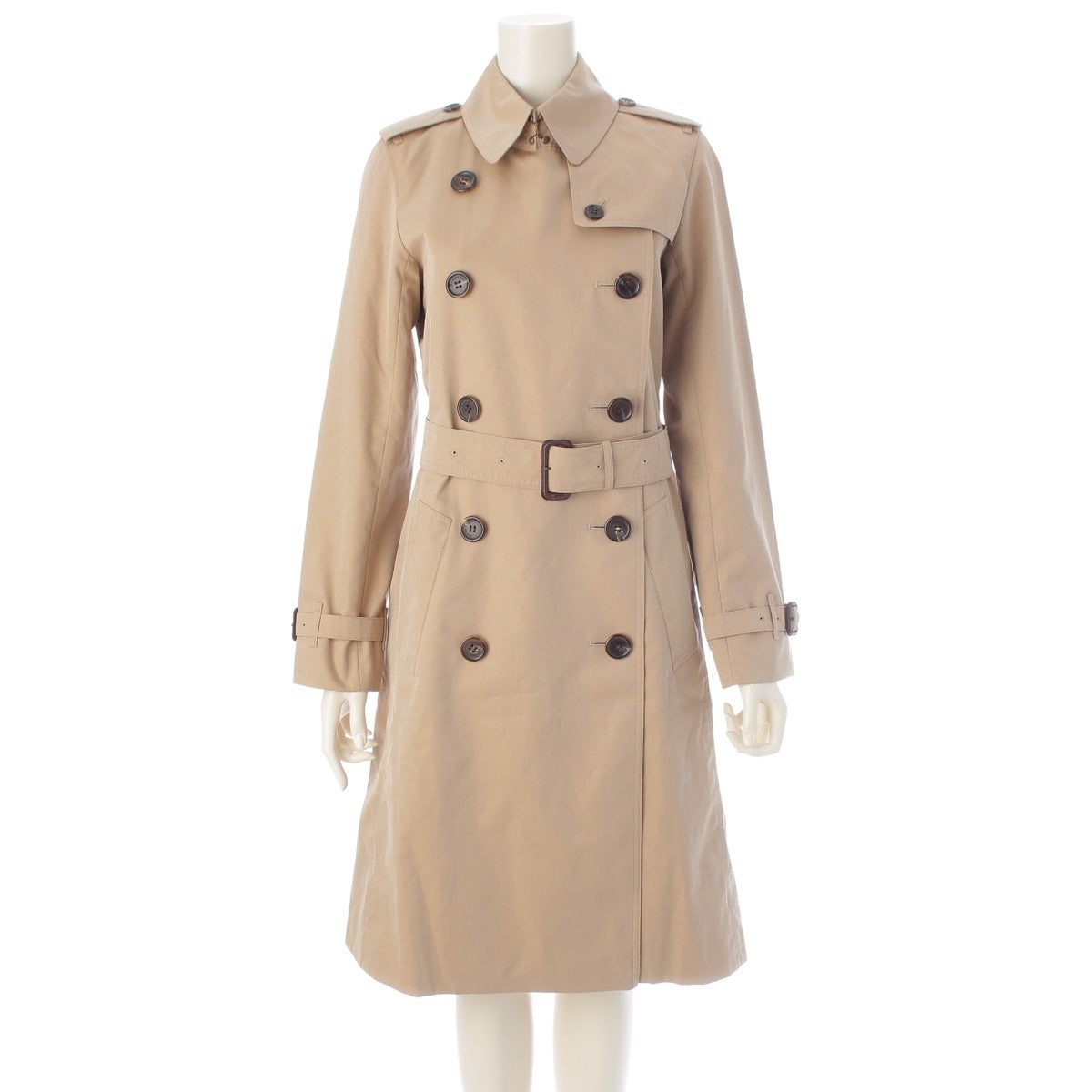 BURBERRY cotton with wool liner trench coat B1A88-430-51 beige 36