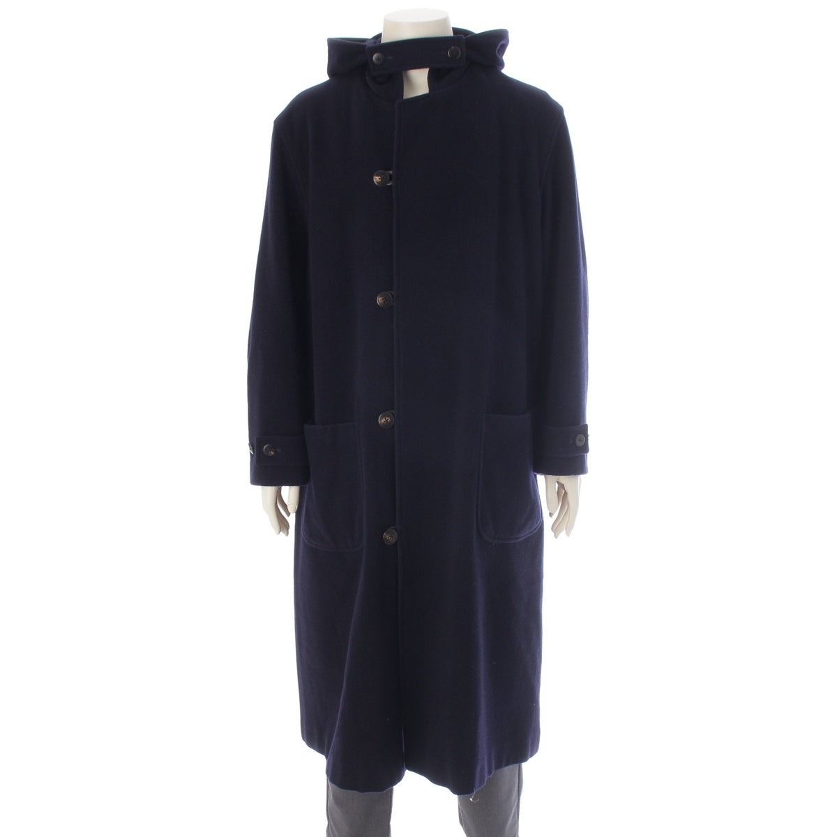 Yohji Yamamoto Impermeable Homme Hooded coat Navy 50(M)
