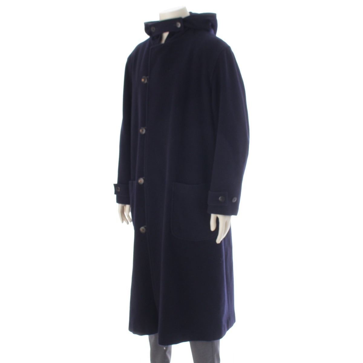 Yohji Yamamoto Impermeable Homme Hooded coat Navy 50(M)