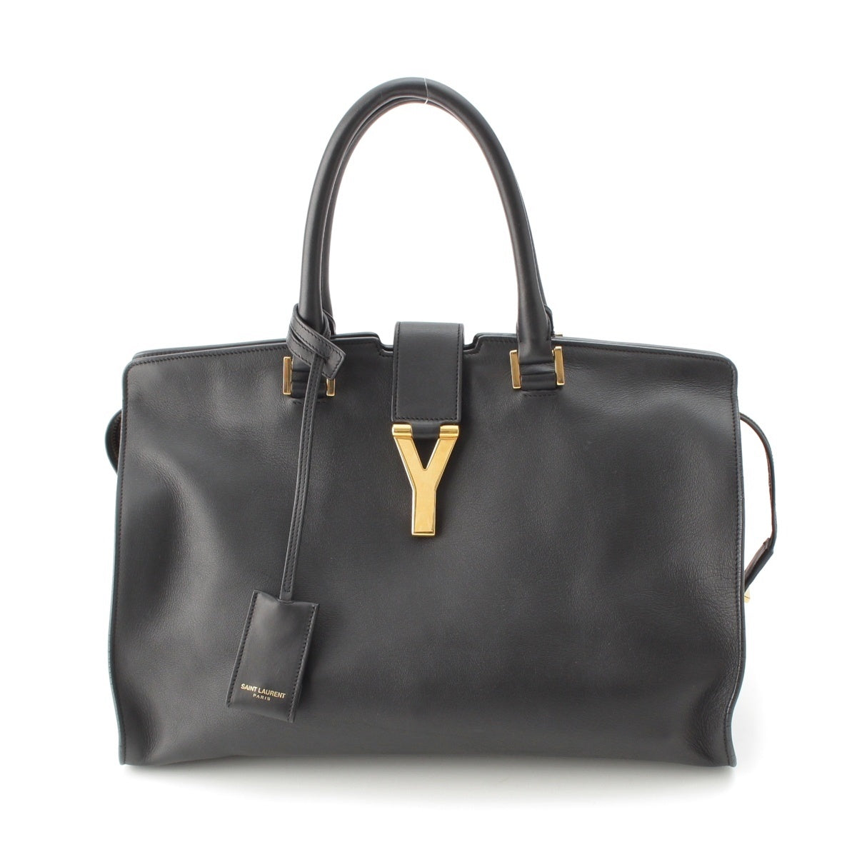 SAINT LAURENT Cavas chic Y-line 2-way Handbag black