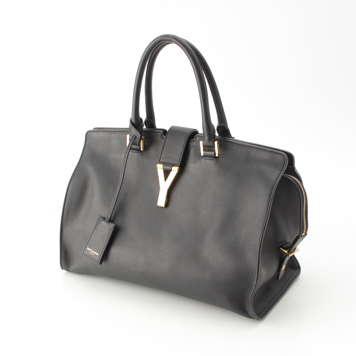 SAINT LAURENT Cavas chic Y-line 2-way Handbag black