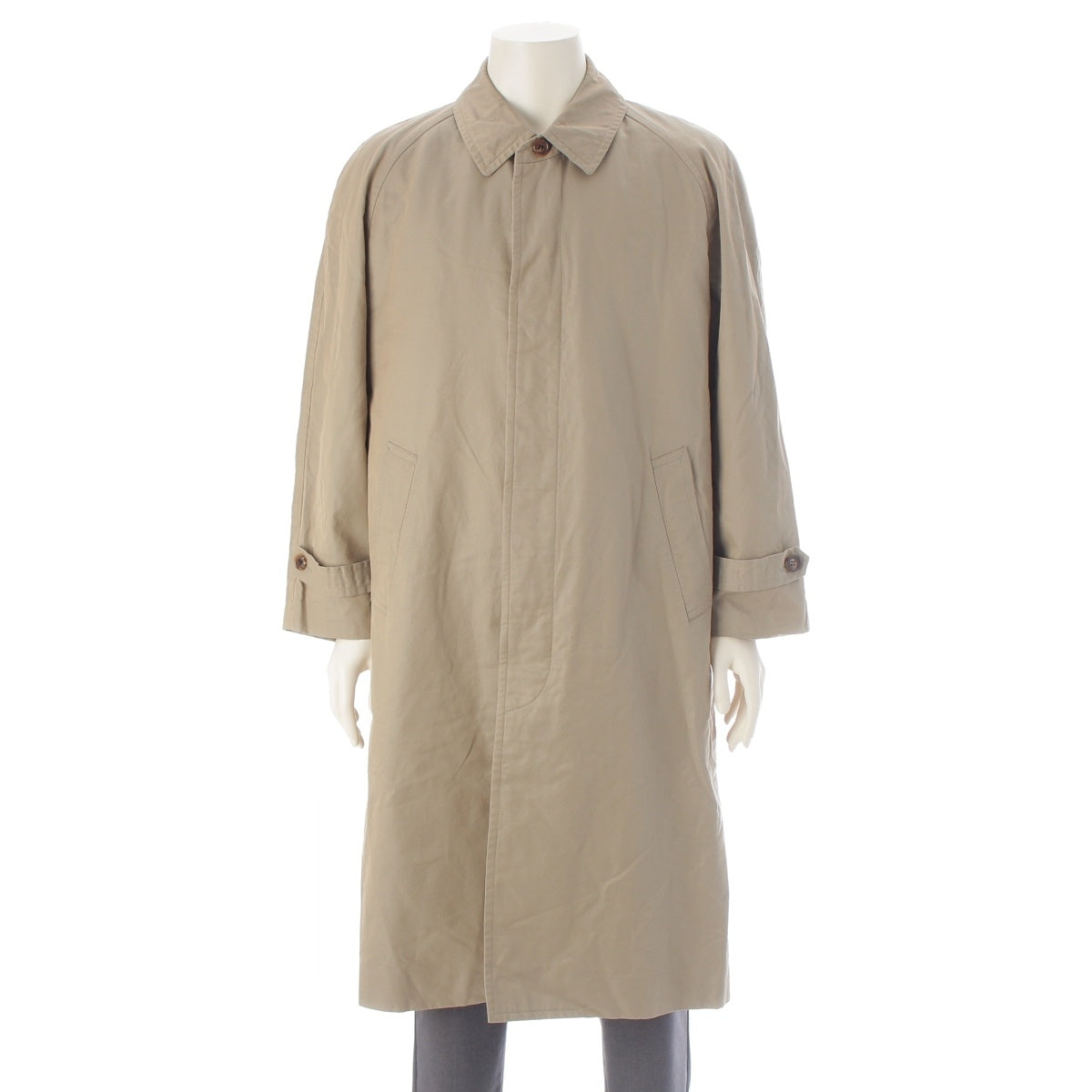 COMME des GARCONS HOMME cotton long Stainless collar coat HC-08005S beige S