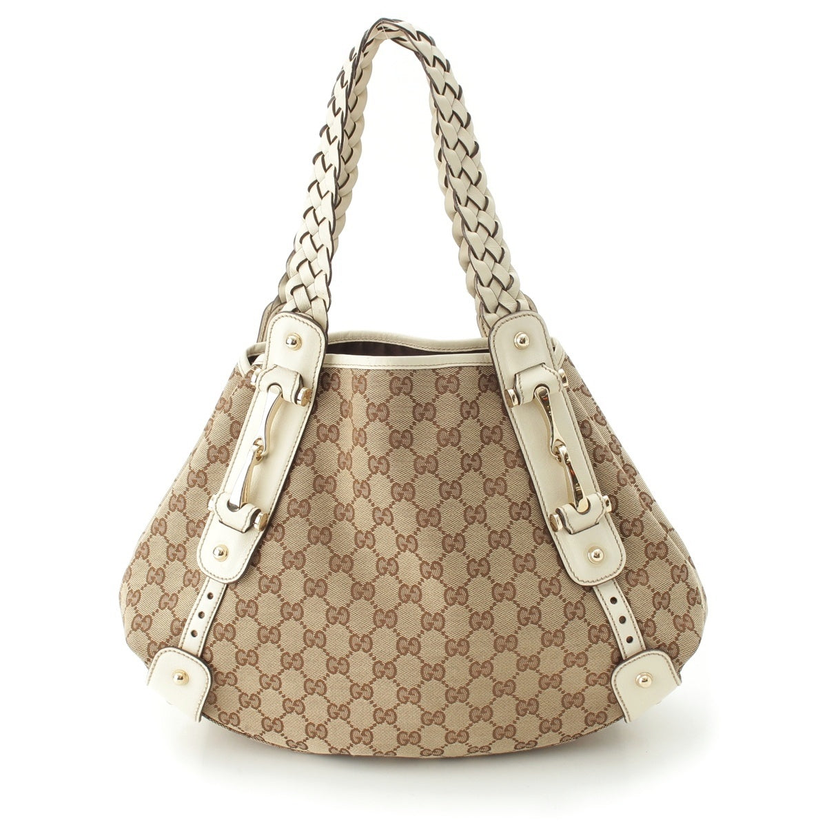 GUCCI Horsebit Tote Bag 162900 beige