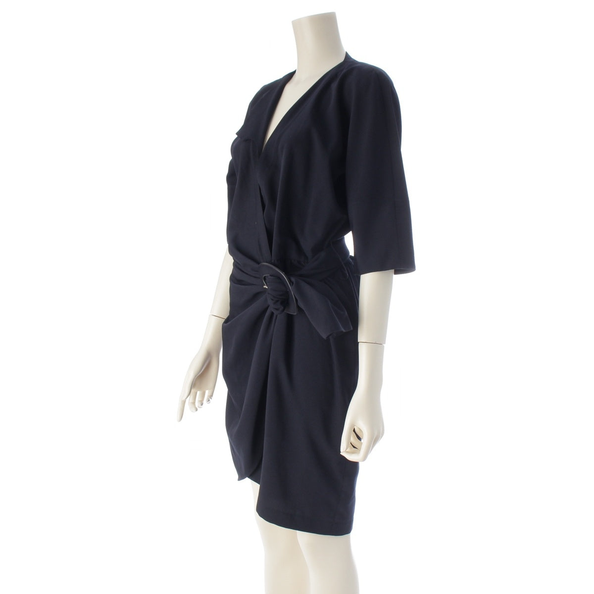 Thierry Mugler polyester Transformable dress one piece Navy 9AR