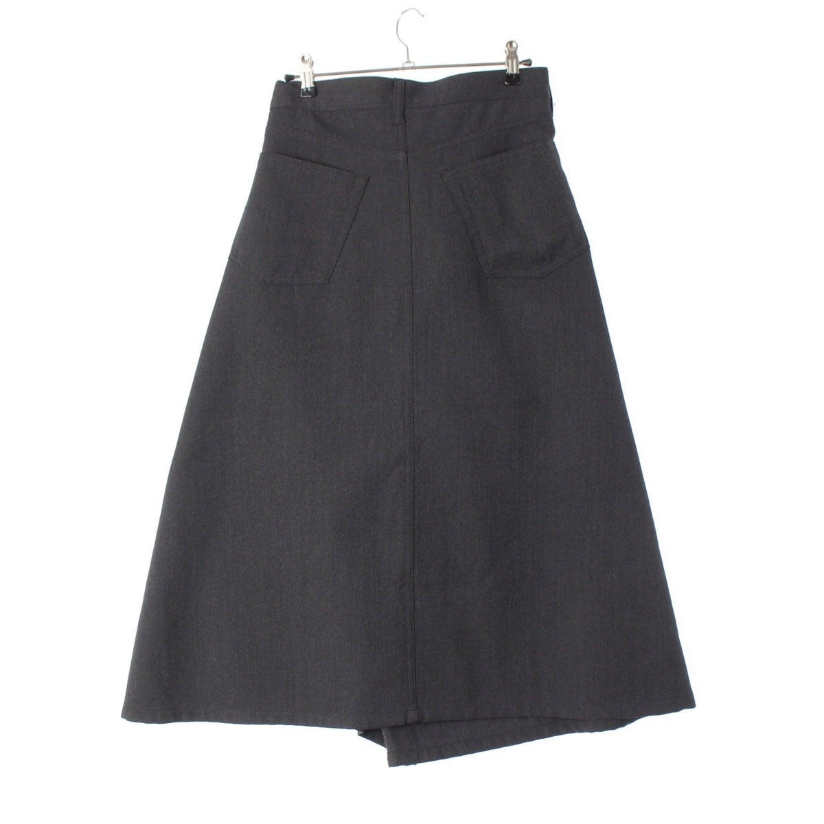 COMME des GARCONS JUNYA WATANABE MAN wool Zip design skirt JR-S018 Charcoal gray XS