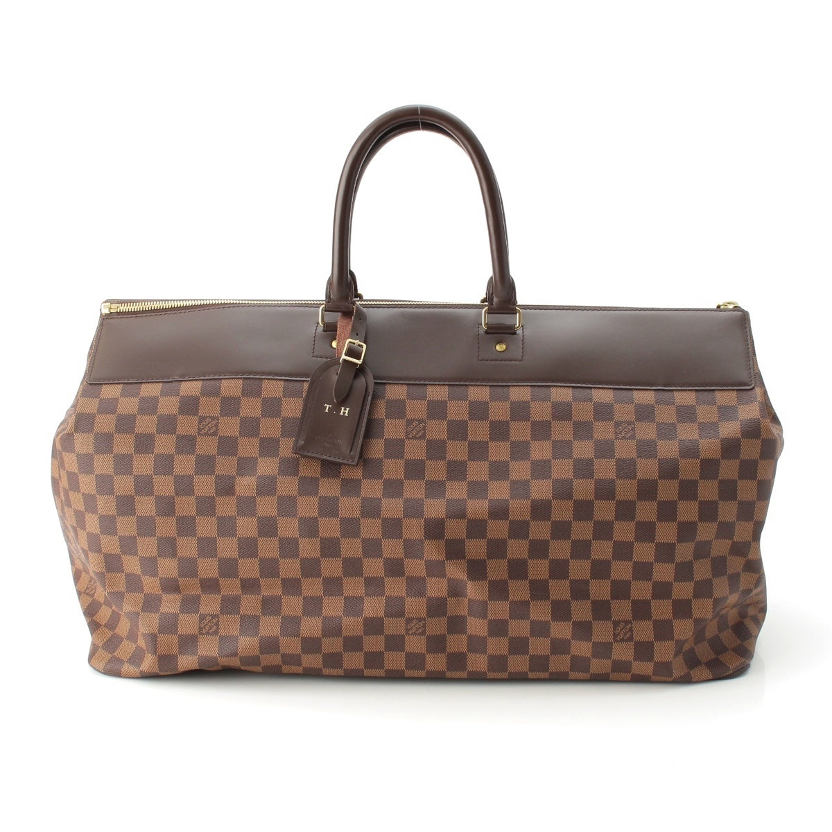 LOUIS VUITTON Damier Greenwich GM Boston bag N41155 Brown