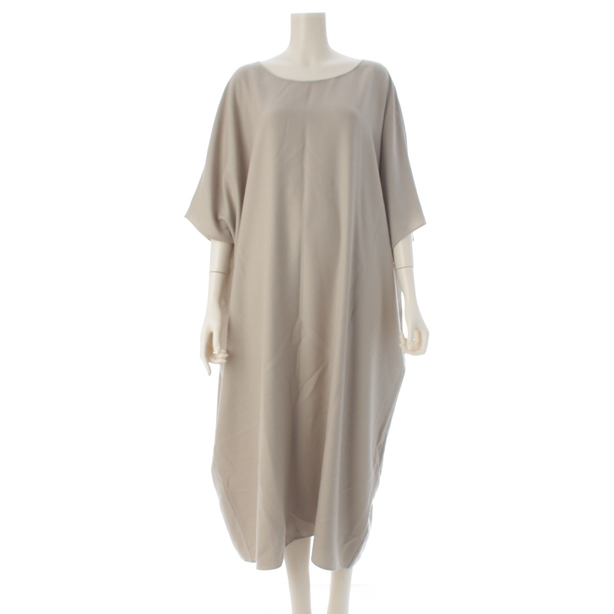THE ROW ISORA DRESS cashmere Short-sleeved French-sleeved long dress one piece 7883-W2883 Gurege XS