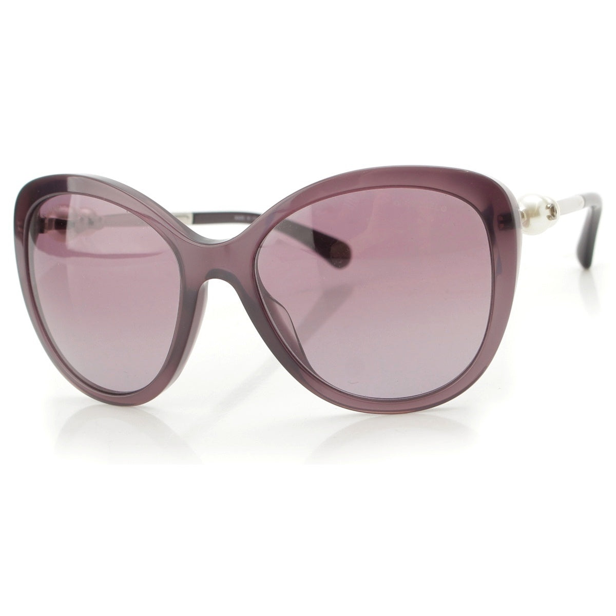 CHANEL COCO Mark Fake Pearl sunglasses 5338-H-A Purple