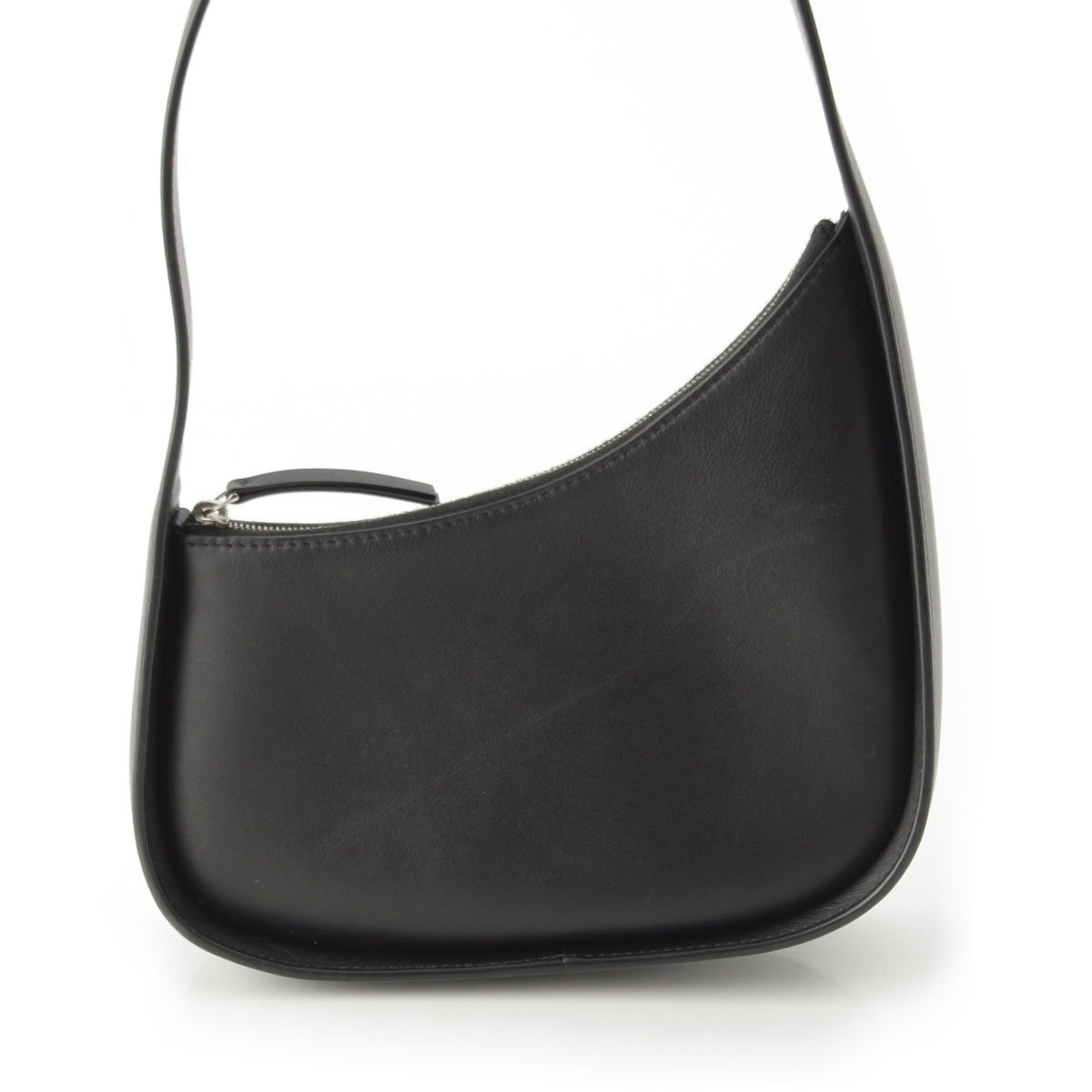 THE ROW leather Half Moon One Shoulder Bag Handbag black