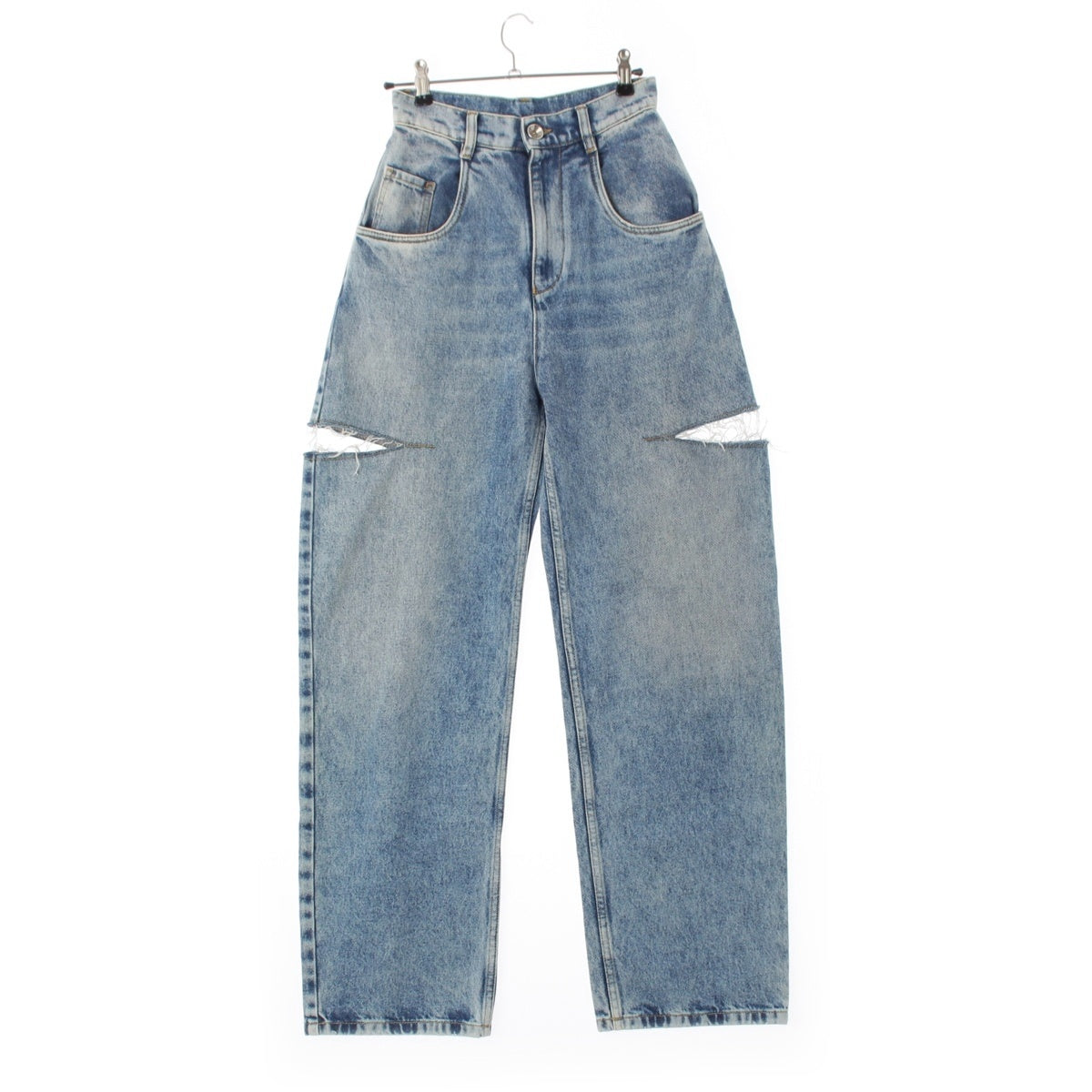 Maison Margiela cotton slash Denim pants S51LA0051 Indigo 36