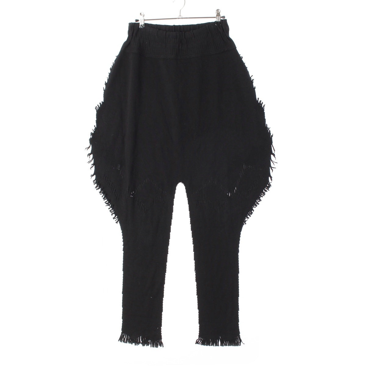 ISSEY MIYAKE FETE Fringe Sarouel Pants Pants Bottoms IF84KF592 black 2
