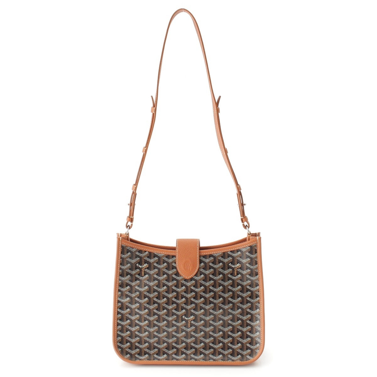 GOYARD Musette PM leather Shoulder Bag MUSETTPMLTY01CG03P Black x tongue