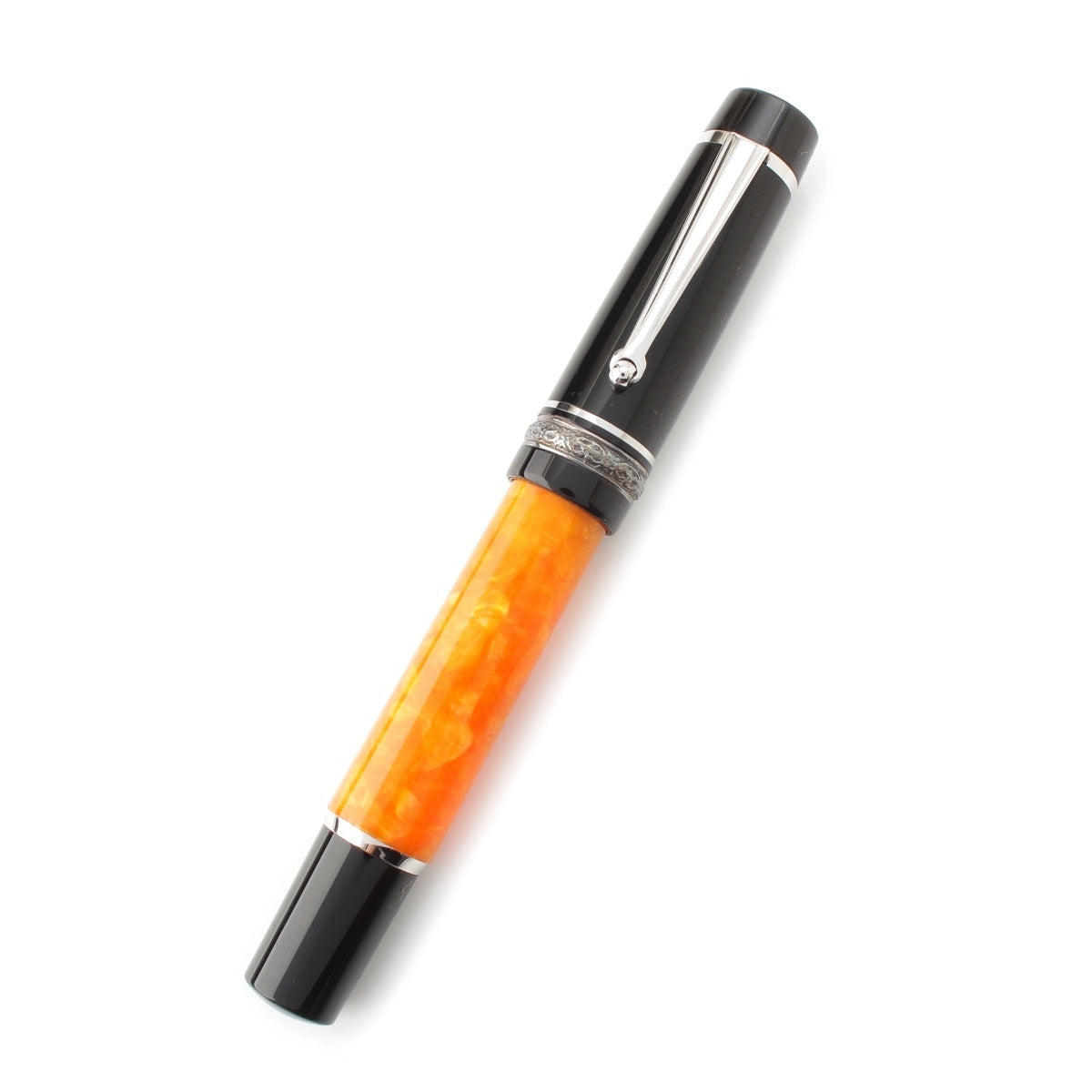 Delta DELTA DOLCE VITA Medium fountain pen K18 925 Orange x Black