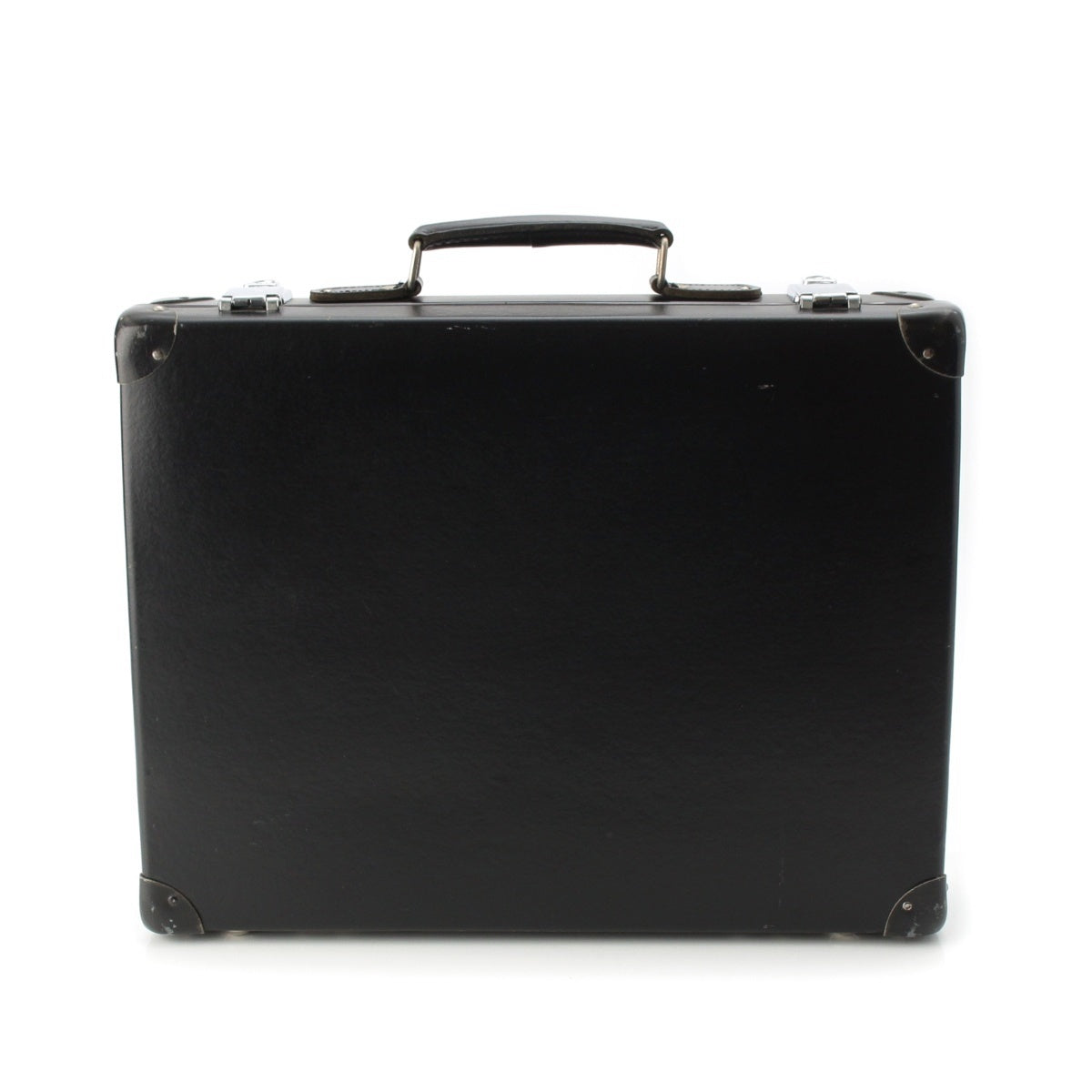 GLOBE TROTTER Centenary vulcan fiber Attache Case Bag trunk black